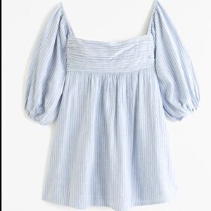 Abercrombie Emerson Linen-Blend Off-The-Shoulder Mini Dress size small tall